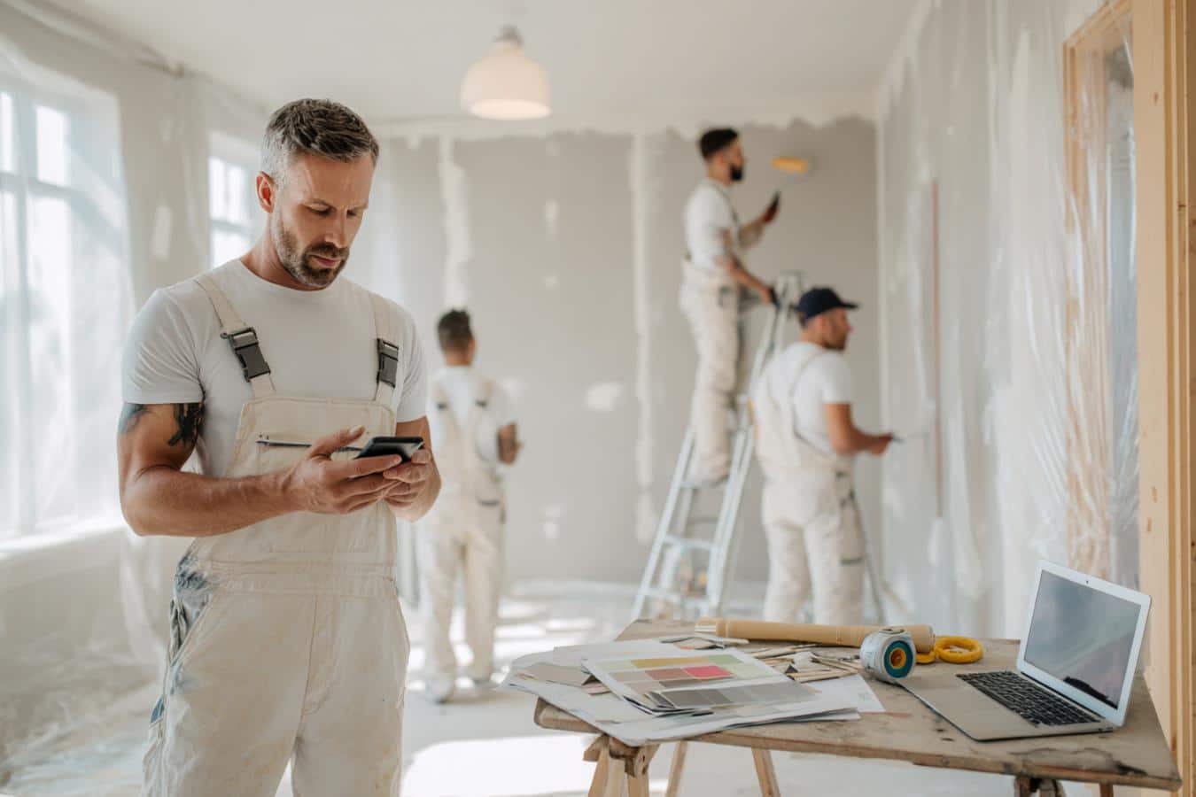 organisation chantier peintre professionnel